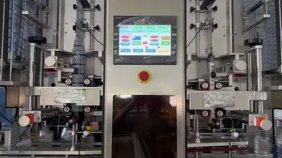 ماكينة تركيب شرنك سليف ونفق شرنك لعبوات المياه